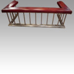 Steel and red leather club fender - Image 5