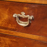 George V walnut chest - Image 5
