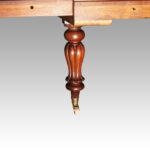 Victorian 12+seat mahogany dining table - Image 7