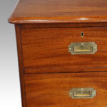 Victorian 2-part military chest - Image 2