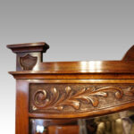 Art Nouveau walnut dressing table - Image 8