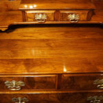 Art Nouveau walnut dressing table - Image 3