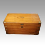 Victorian Camphorwood military chest - Image 3