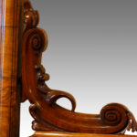 Magnficent Victorian walnut cheval dressing table - Image 3