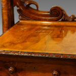 Magnficent Victorian walnut cheval dressing table - Image 5