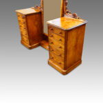 Magnficent Victorian walnut cheval dressing table - Image 7