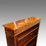 Victorian open bookcase in Goncalo Alves - Image 7