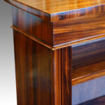 Victorian open bookcase in Goncalo Alves - Image 6