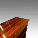 Victorian open bookcase in Goncalo Alves - Image 3