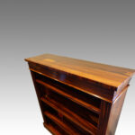 Victorian open bookcase in Goncalo Alves - Image 8