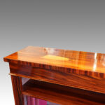 Victorian open bookcase in Goncalo Alves - Image 5