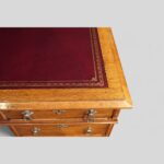 Victorian Gothic oak pedestal desk - Image 2