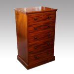Victorian Heal & Co. mahogany flight of drawers - Image 2