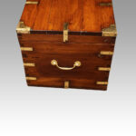 Victorian brass bound campaign chest - Image 6