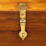 Victorian brass bound campaign chest - Image 5