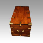 Victorian brass bound campaign chest - Image 2