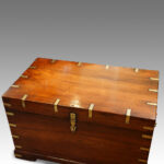 Victorian brass bound campaign chest Now Sold - Image 2