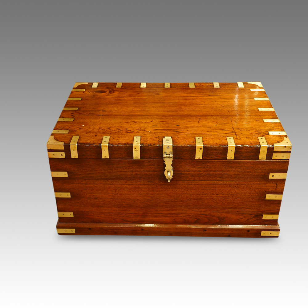 Victorian-brass-bound-military-chest-1.jpg Victorian brass bound military chest - Image 1