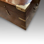 Victorian brass bound military chest - Image 8