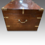 Victorian brass bound military chest - Image 7