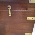 Victorian brass bound military chest - Image 6