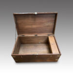Victorian brass bound military chest - Image 5