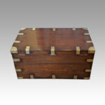 Victorian brass bound military chest - Image 5