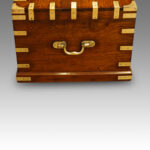 Victorian brass bound military chest - Image 5