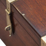 Victorian brass bound military chest - Image 4