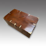Victorian brass bound military chest - Image 2