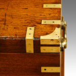 Victorian brass bound military chest - Image 4