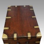 Victorian brass bound military chest - Image 3