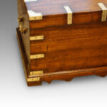Victorian brass bound military chest - Image 5