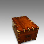 Victorian brass bound military chest - Image 2