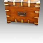 Victorian brass bound military chest - Image 6