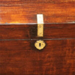 Victorian brass bound officers military chest - Image 7