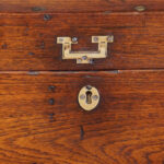 Victorian brass bound military chest - Image 6