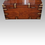 Victorian brass bound military chest - Image 5