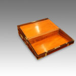 Victorian brass bound rosewood lap-desk - Image 4