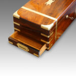 Victorian brass bound rosewood lap-desk - Image 6