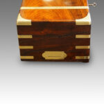 Victorian brass bound rosewood lap-desk - Image 7