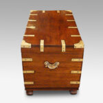 Victorian brass bound campaign trunk - Image 10