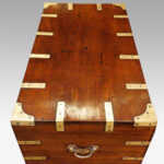 Victorian brass bound campaign trunk - Image 2