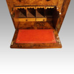 Victorian burr walnut Wellington chest - Image 7