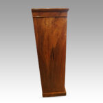 Victorian burr walnut Wellington chest - Image 8