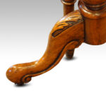 Victorian burr walnut baby Sutherland table - Image 3