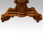 Victorian burr walnut card table - Image 4