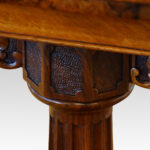 Victorian burr walnut card table - Image 12