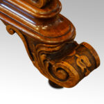 Victorian burr walnut card table - Image 13