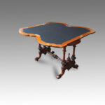 Victorian burr walnut card-table Now Sold - Image 2